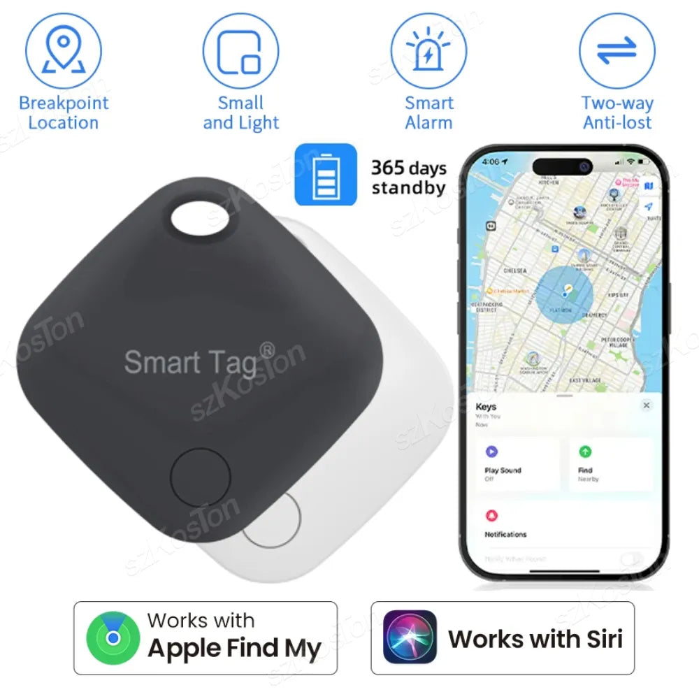 Long Distance Smart Tag GPS Long Distance - Works with iOS Find My