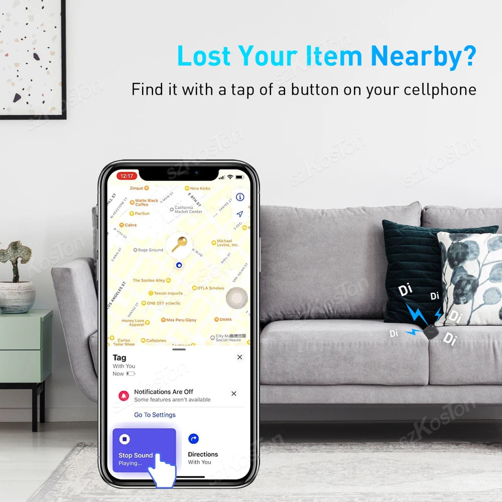 Long Distance Smart Tag GPS Long Distance - Works with iOS Find My