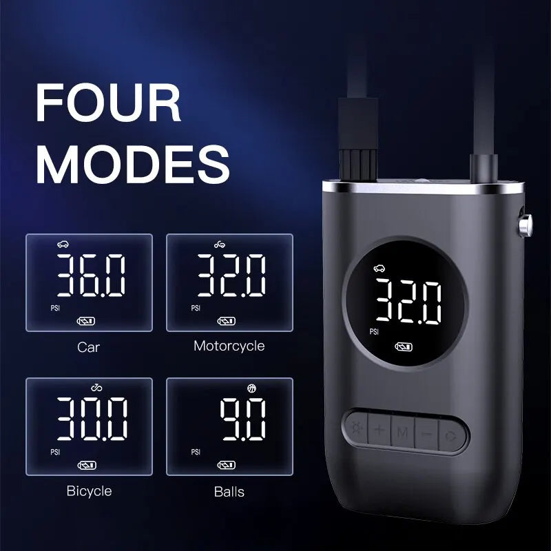 Wireless Air Pump Portable Wireless  - Digital Display